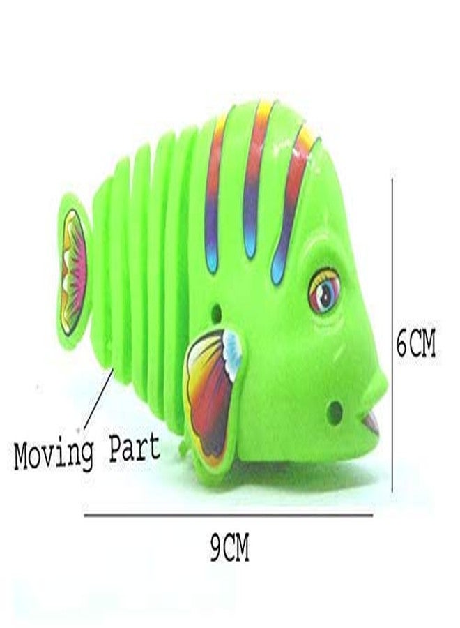 Quasar Fish Mobilization Wind Up Cute and Colorful Bath Toy Pull Back Toy Key Operated Vehicle Play Birthday Gifts Little Kids Bath Play Your Children Pack of 4 - Multicolor - Image 3